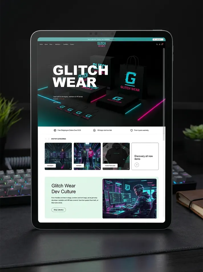 Glitch Wear Ecommerce