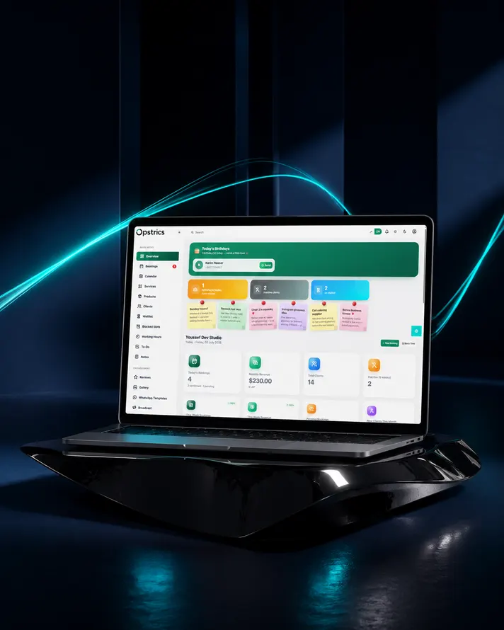 Opstrics System Dashboard